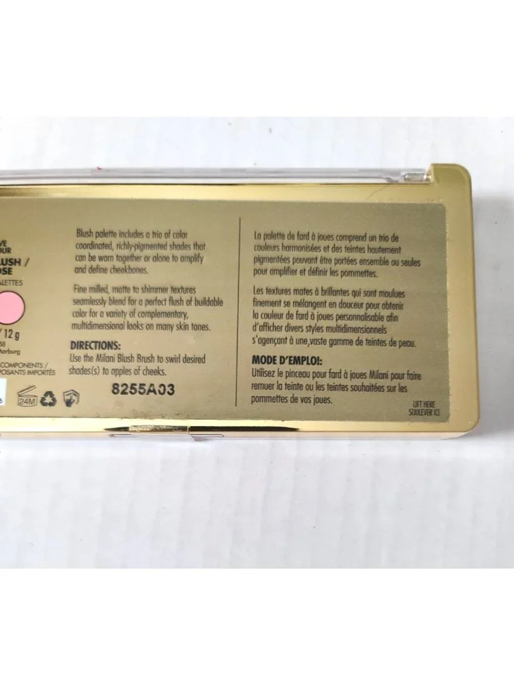 Milani Rose Powder Blush Trio Palette 01 Flowers of Love Pack of 3 NEW